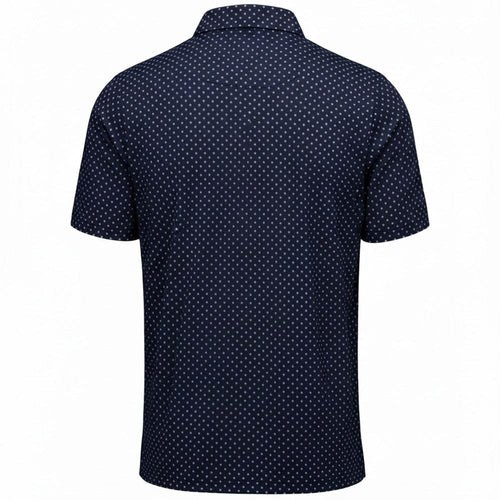 Callaway Mens TM Chev Printed Polo Shirt - Peacoat