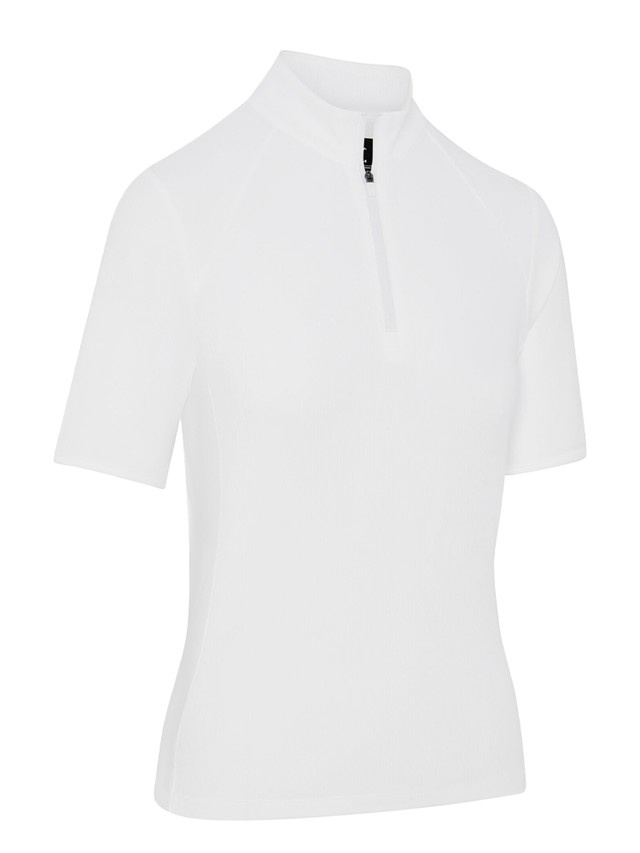Callaway Womens Rib Play Polo - Brilliant White