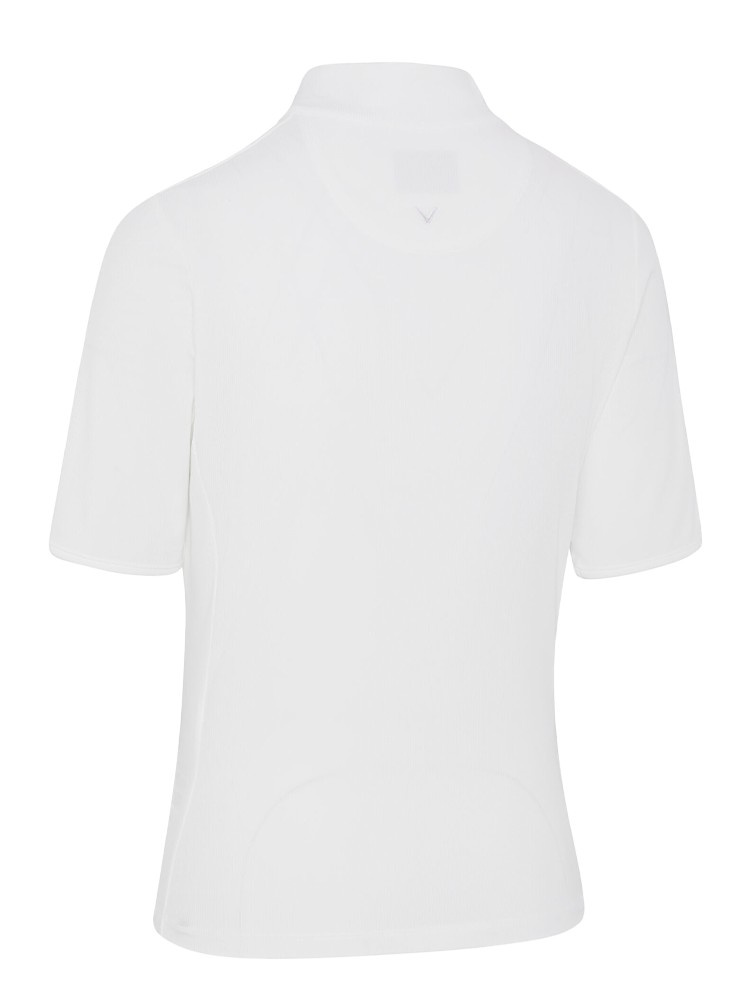 Callaway Womens Rib Play Polo - Brilliant White