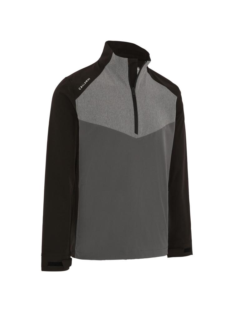 Callaway Mens 1/2-Zip Wind Jacket - Caviar