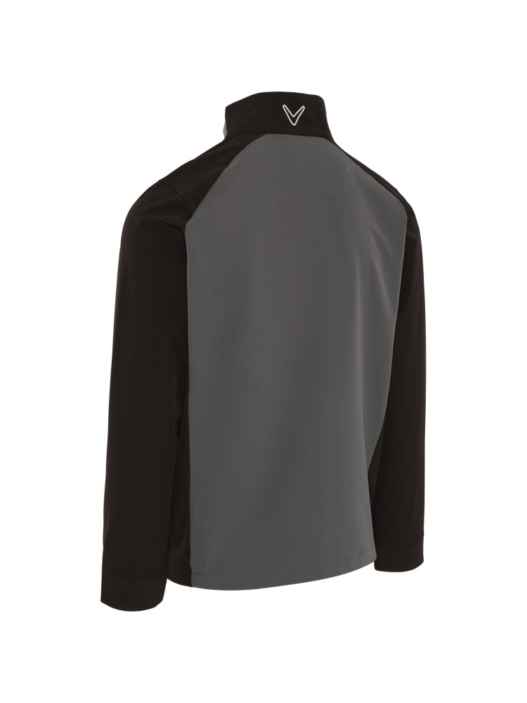 Callaway Mens 1/2-Zip Wind Jacket - Caviar