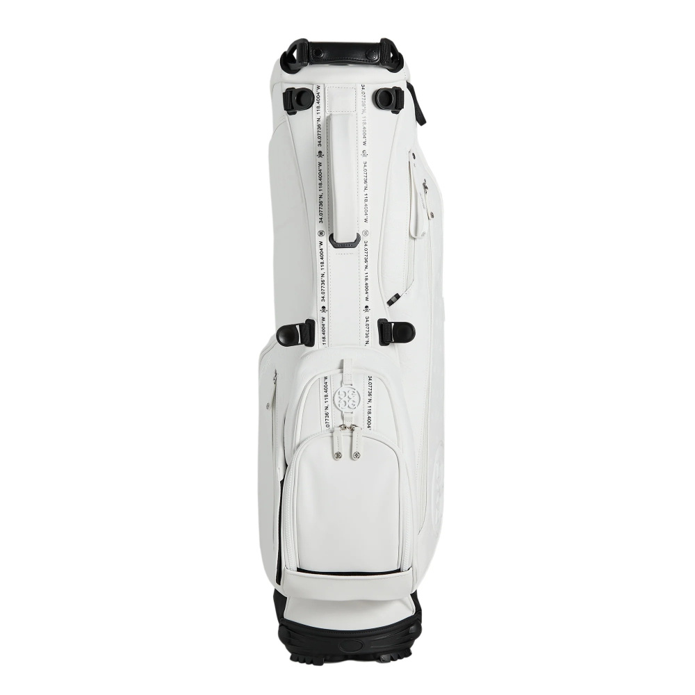 G/Fore Daytona Embossed Skull & Tees Standbag - Snow