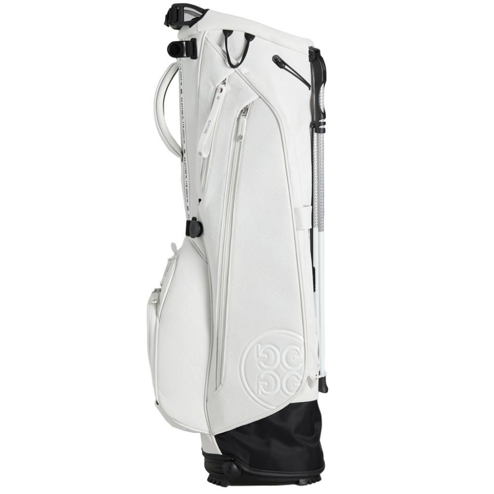 G/Fore Daytona Embossed Skull & Tees Standbag - Snow