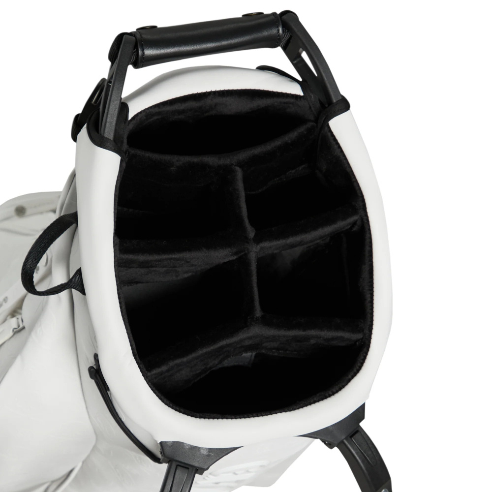 G/Fore Daytona Embossed Skull & Tees Standbag - Snow