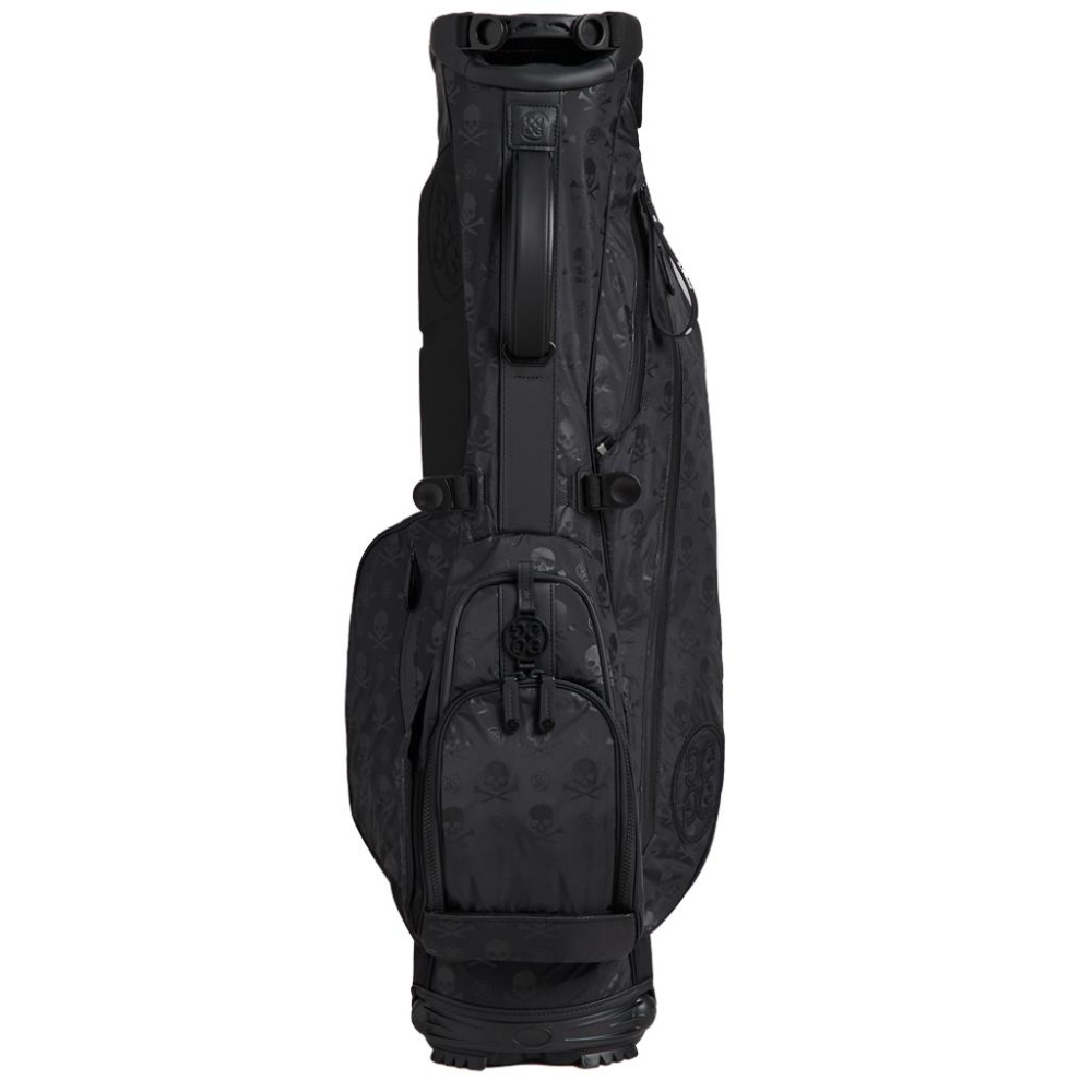 G/Fore Cordura Ripstop Printed Skull & Tees Standbag - Onyx