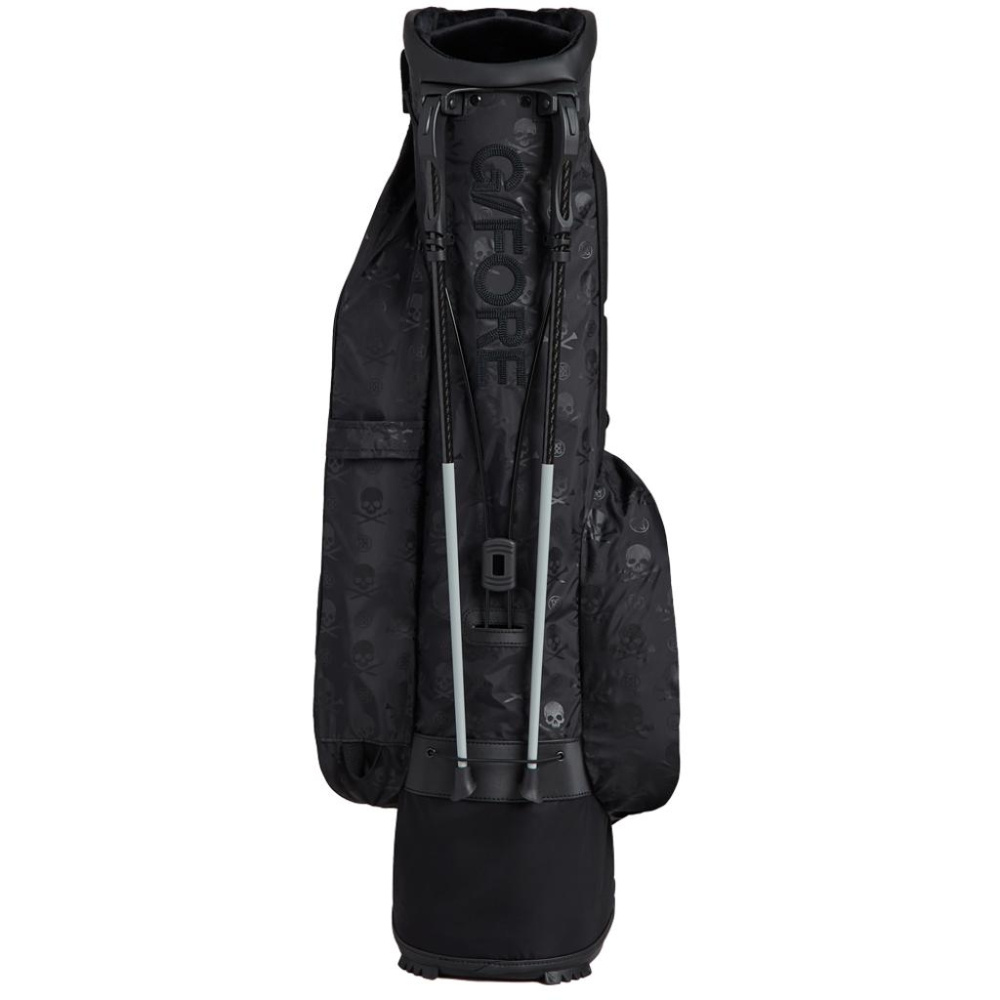 G/Fore Cordura Ripstop Printed Skull & Tees Standbag - Onyx