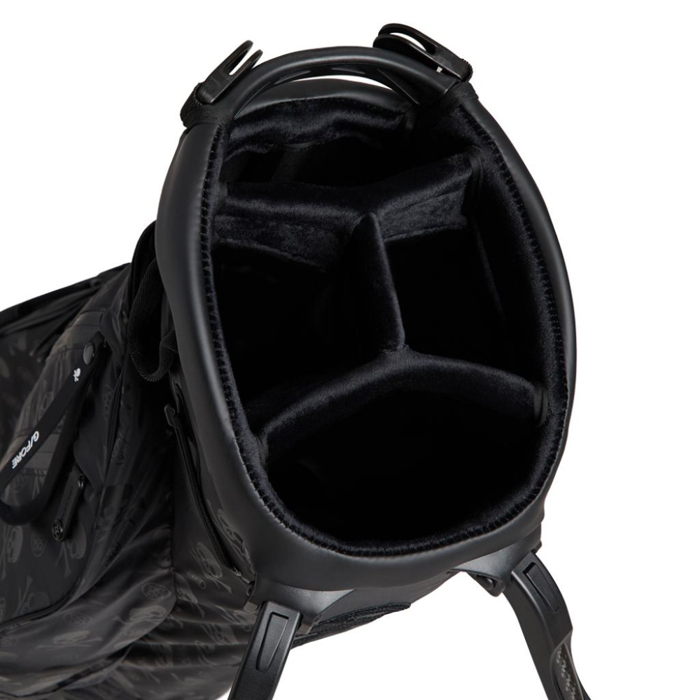 G/Fore Cordura Ripstop Printed Skull & Tees Standbag - Onyx