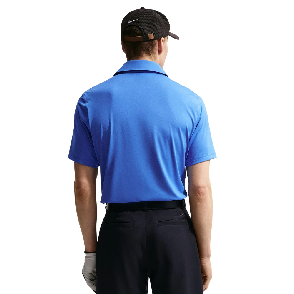 Nike Mens Dri-Fit Velocity Solid Polo Shirt - Pacific Blue