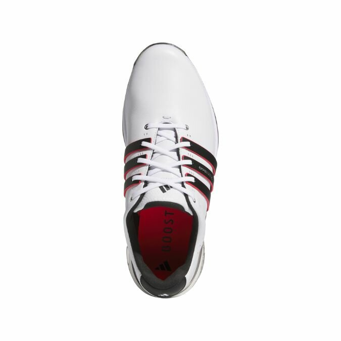 Adidas Mens Tour360 Spikeless 2025 - White/Black/Lucid Red