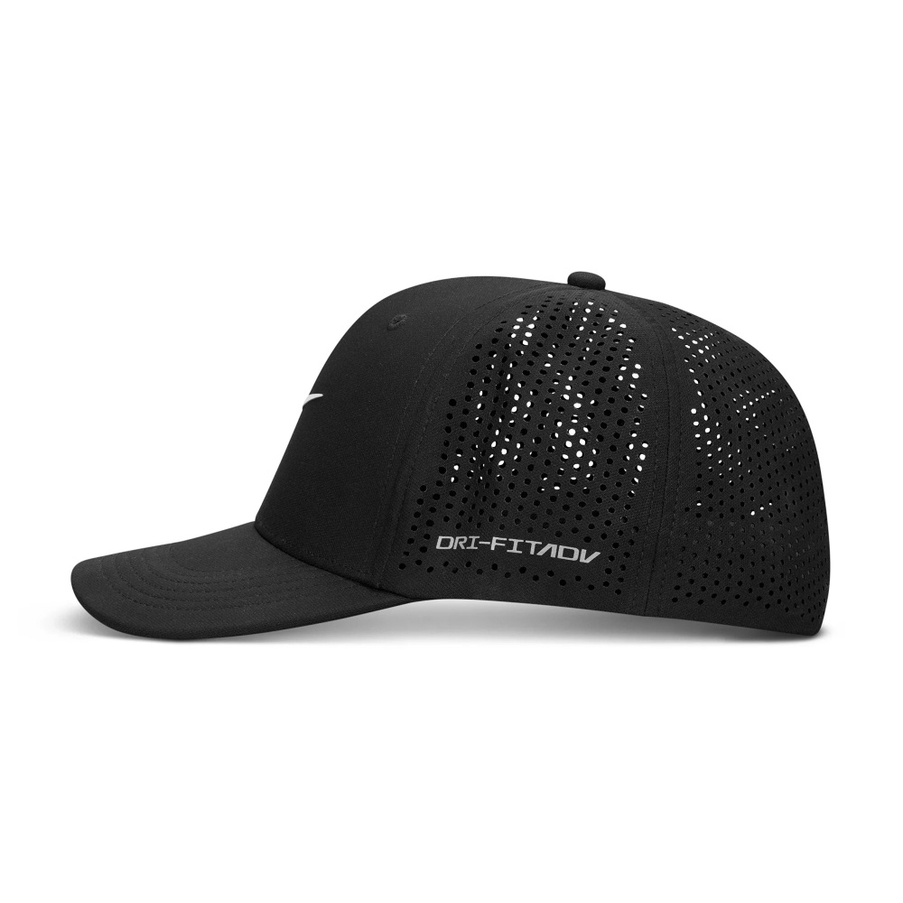 NIke Dri-FIT ADV SwooshFlex Structured Golf Cap - Black