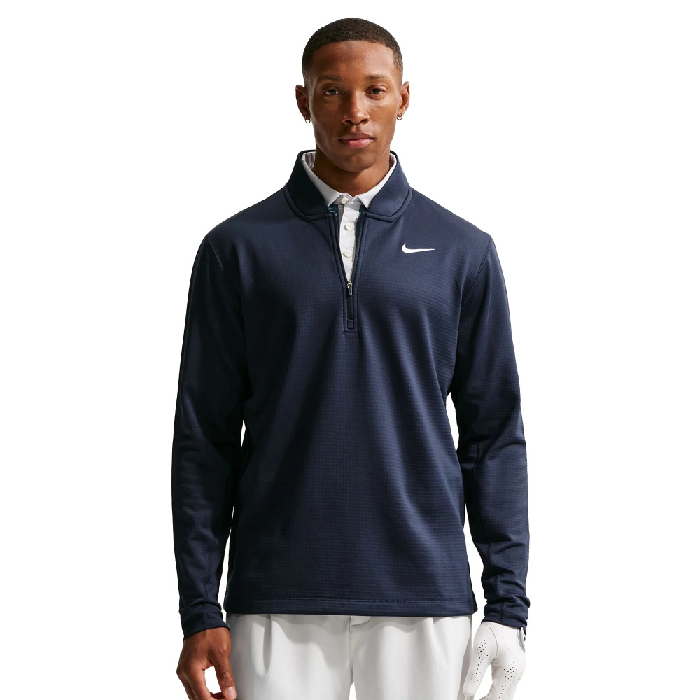 Nike Mens Therma-FIT Velocity Half Zip Sweater - College Navy