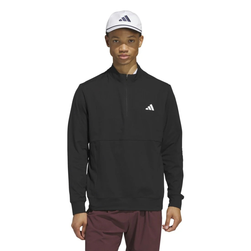 Adidas Mens Tour 1/4 Zip - Black