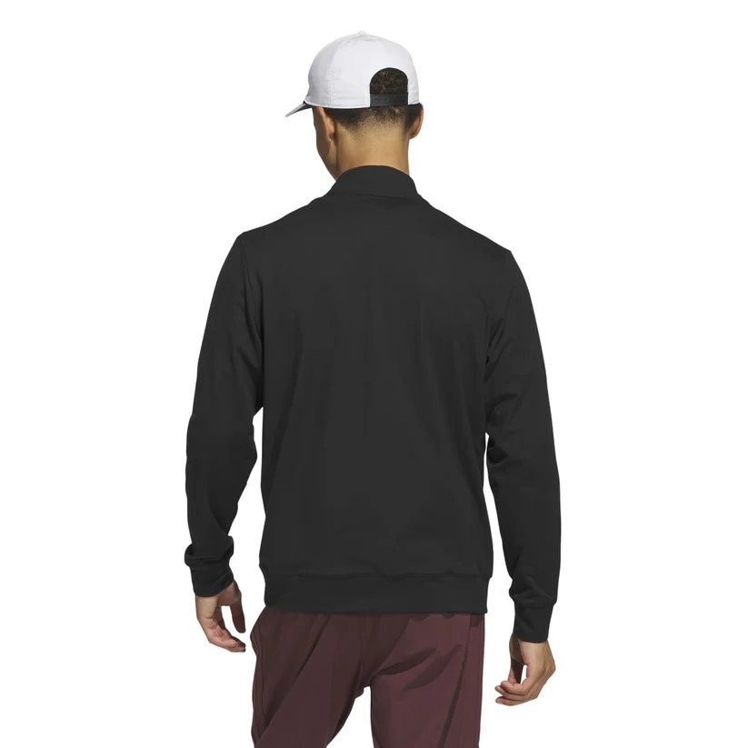 Adidas Mens Tour 1/4 Zip - Black