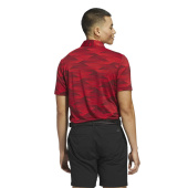 Adidas Mens Ultimate365 Speed Stripe Polo - Aurora Ruby/Pure Ruby Adidas Mens Ultimate365 Speed Stripe Polo - Aurora Ruby/Pure Ruby