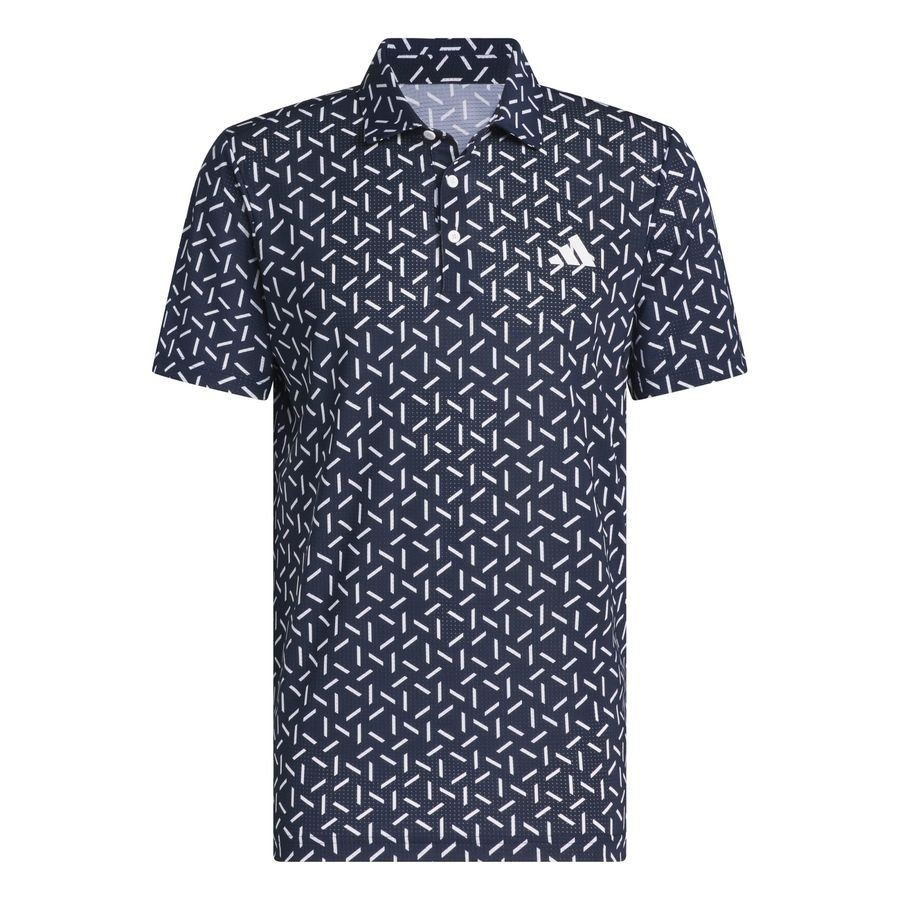 Adidas Mens Ultimate365 Mesh Print Shirt - Navy