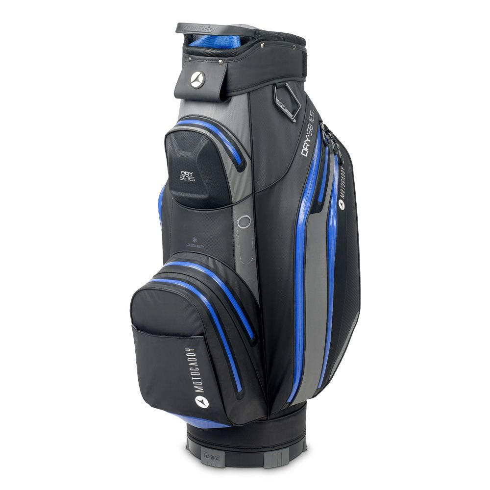 Motocaddy Dry-Series Waterproof Cartbag 2024 - Grey/Blue