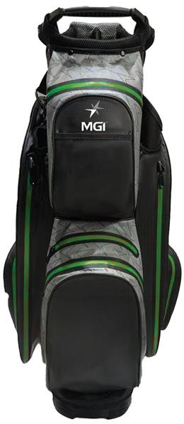 MGI Dri Play Cartbag - Black/Green