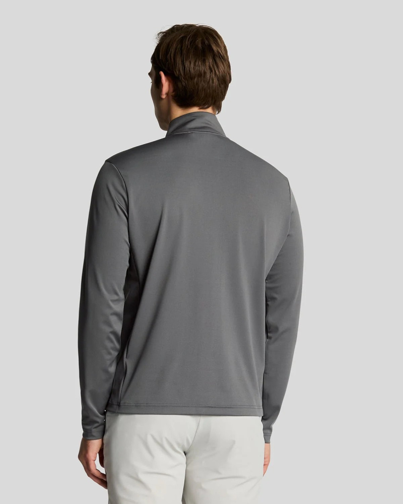 Lyle & Scott Mens Golf Course Midlayer - Granite