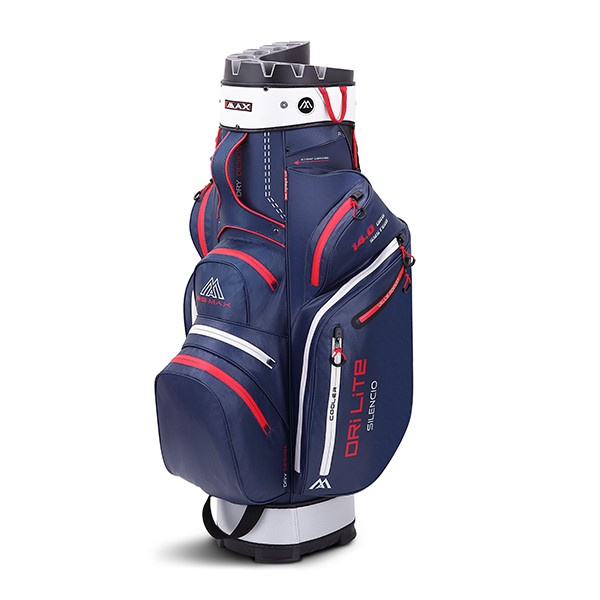 Big Max Dri Lite Silencio 2 Cartbag - Navy/Red