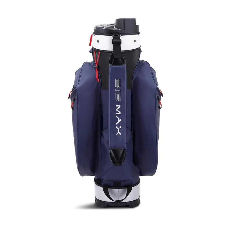 Big Max Dri Lite Silencio 2 Cartbag - Navy/Red