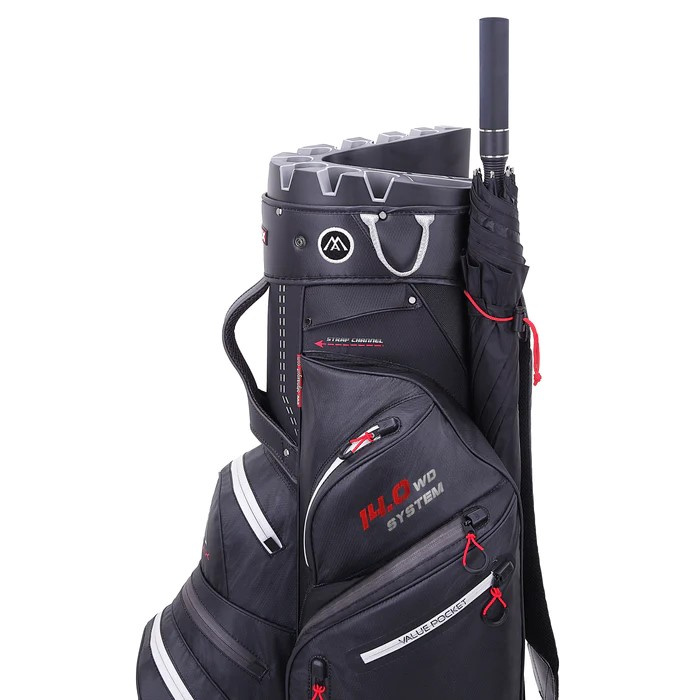 Big Max Dri Lite Silencio 2 Cartbag - Navy/Red