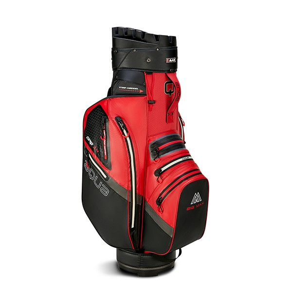 Big Max Aqua Silencio 4 Cartbag - Red/Black