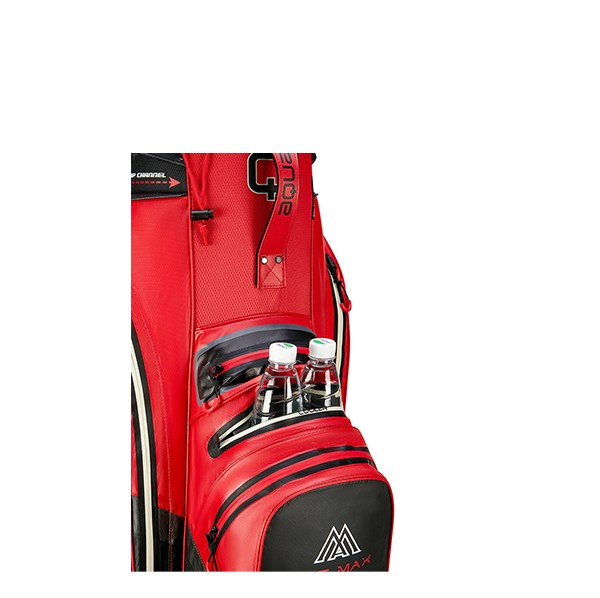 Big Max Aqua Silencio 4 Cartbag - Red/Black