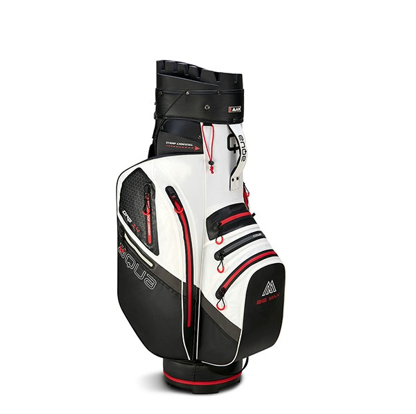 Big Max Aqua Silencio 4 Cartbag - White/Black/Red