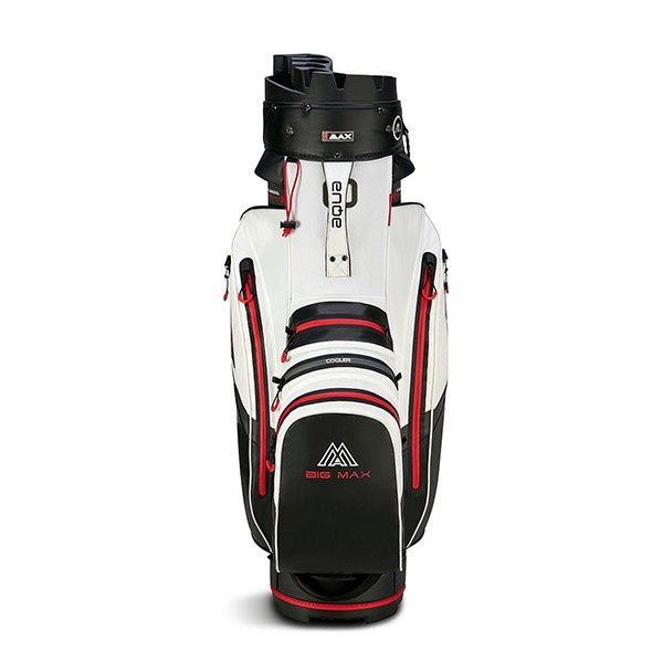 Big Max Aqua Silencio 4 Cartbag - White/Black/Red