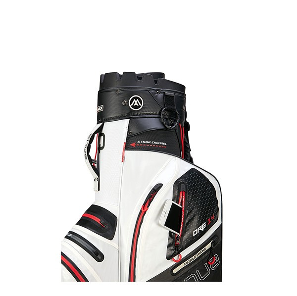 Big Max Aqua Silencio 4 Cartbag - White/Black/Red