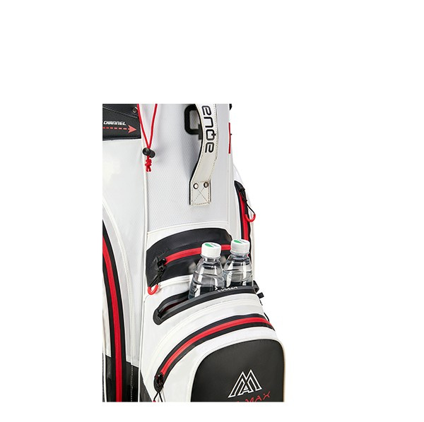 Big Max Aqua Silencio 4 Cartbag - White/Black/Red