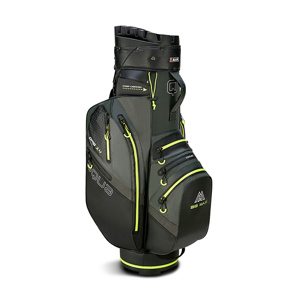 Big Max Aqua Silencio 4 Cartbag - Forrest Green/Lime