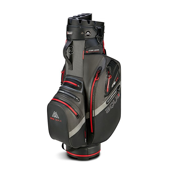 Big Max Aqua Silencio 4 Cartbag - Charcoal/Red