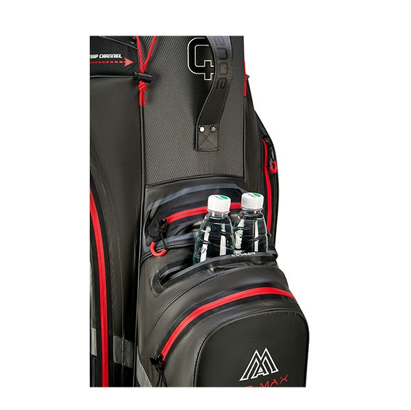 Big Max Aqua Silencio 4 Cartbag - Charcoal/Red