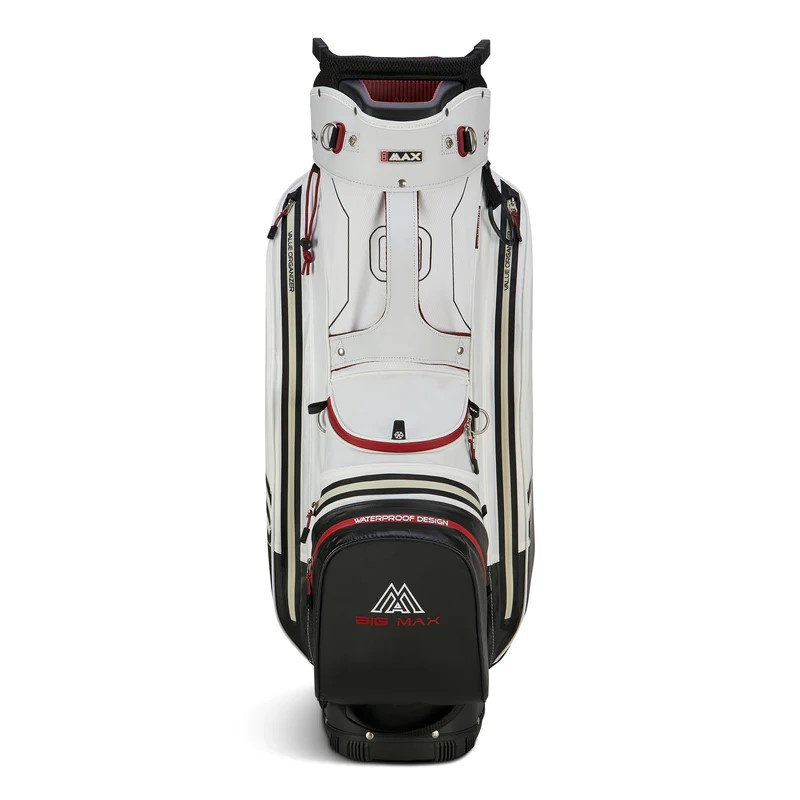 Big Max Aqua Sport 4 Cartbag - Off White/Black/Merlot