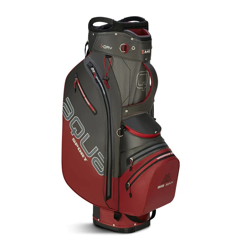 Big Max Aqua Sport 4 Cartbag - Charcoal / Merlot