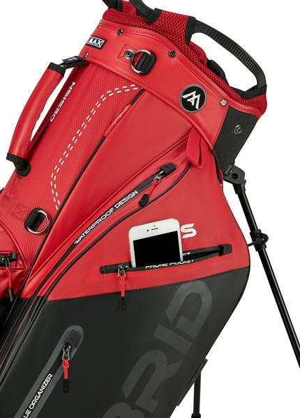 Big Max Dri Lite Hybrid Plus Standbag - Red/Black