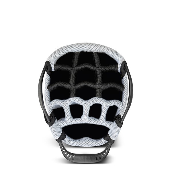 Big Max Dri Lite Hybrid Plus Standbag - White/Merlot