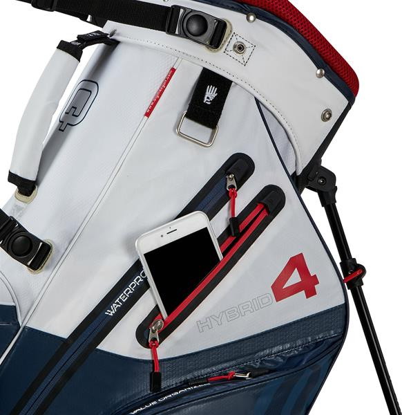 Big Max Aqua Hybrid 4 Standbag - Navy/Red
