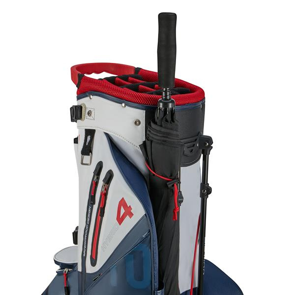Big Max Aqua Hybrid 4 Standbag - Navy/Red