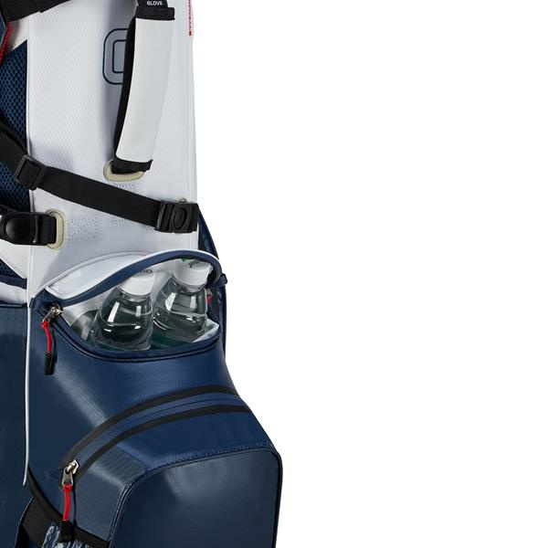 Big Max Aqua Hybrid 4 Standbag - Navy/Red