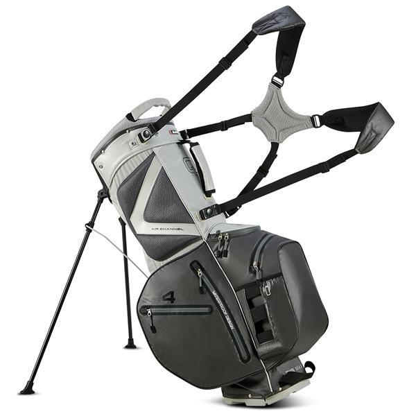 Big Max Aqua Hybrid 4 Standbag - Grey/Silver