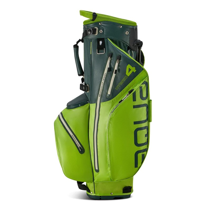Big Max Aqua Hybrid 4 Standbag - Forrest Green/Lime