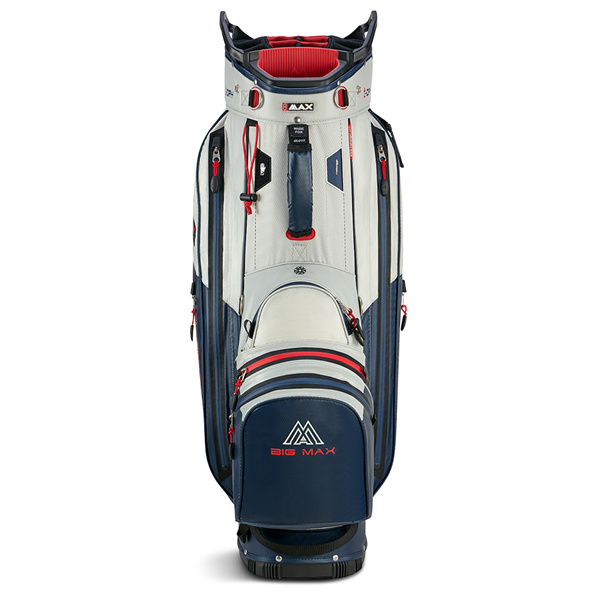 Big Max Aqua Tour 4 Cartbag - Off White/Navy/Red