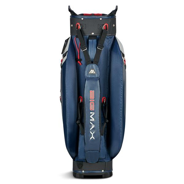 Big Max Aqua Tour 4 Cartbag - Off White/Navy/Red