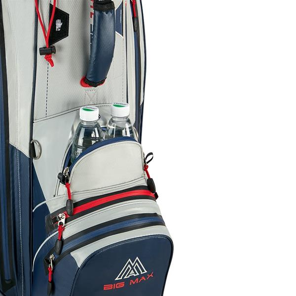 Big Max Aqua Tour 4 Cartbag - Off White/Navy/Red