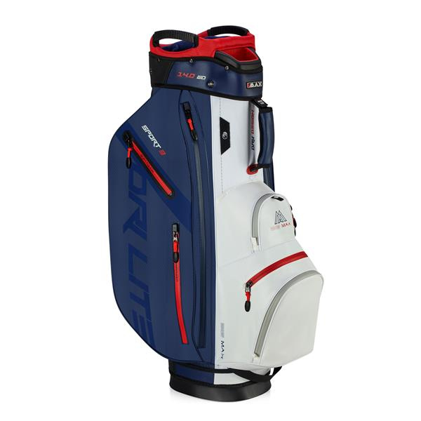 Big Max Dri Lite Sport 3 Cartbag - Navy/Red