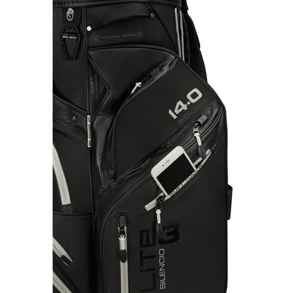Big Max Dri Lite Silencio 3 Cartbag - Black