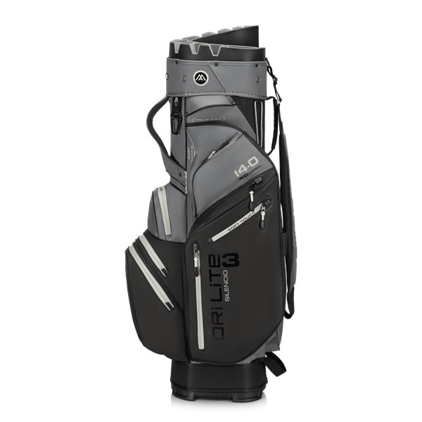 Big Max Dri Lite Silencio 3 Cartbag - Black/Grey