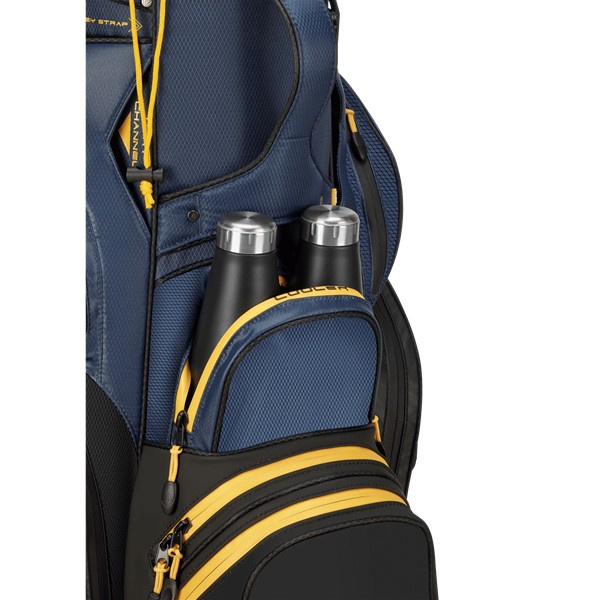 Big Max Dri Lite Silencio 3 Cartbag - Navy/Corn